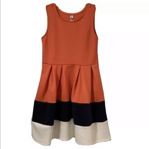 Girls 3-Colored Striped Dress Size 12 - NEVER WORN
